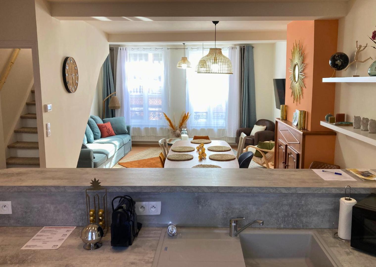Le Bohemian Chic - 4 Chambres En Hypercentre De Saint-Omer, Ideal Pour Les Groupes 외부 사진
